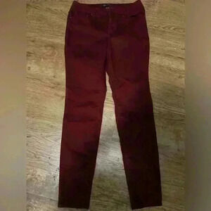 Ladies Size 6 Rust Reddish Skinny Fit Jean Tights